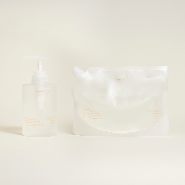 맨손 설거지 피부자극 없고 순한 고농축 1종 주방세제 히노키 500ml + 1L 리필
