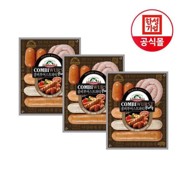 한성 콤비부어스트 파티 330g X 3개