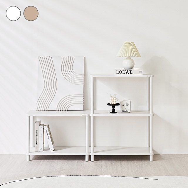 오늘의집 룸앤홈 데일리 선반 더넓은 조립식 렌지대 주방 다용도 수납장 2단 3단 4단 5단 2colors