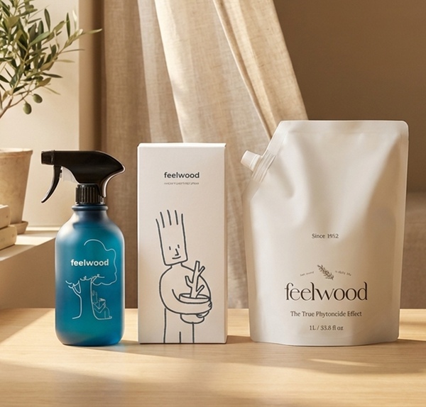 100% 편백스프레이 500ml+1L 세트 편백수 피톤치드 원액 냄새제거 항균 탈취제