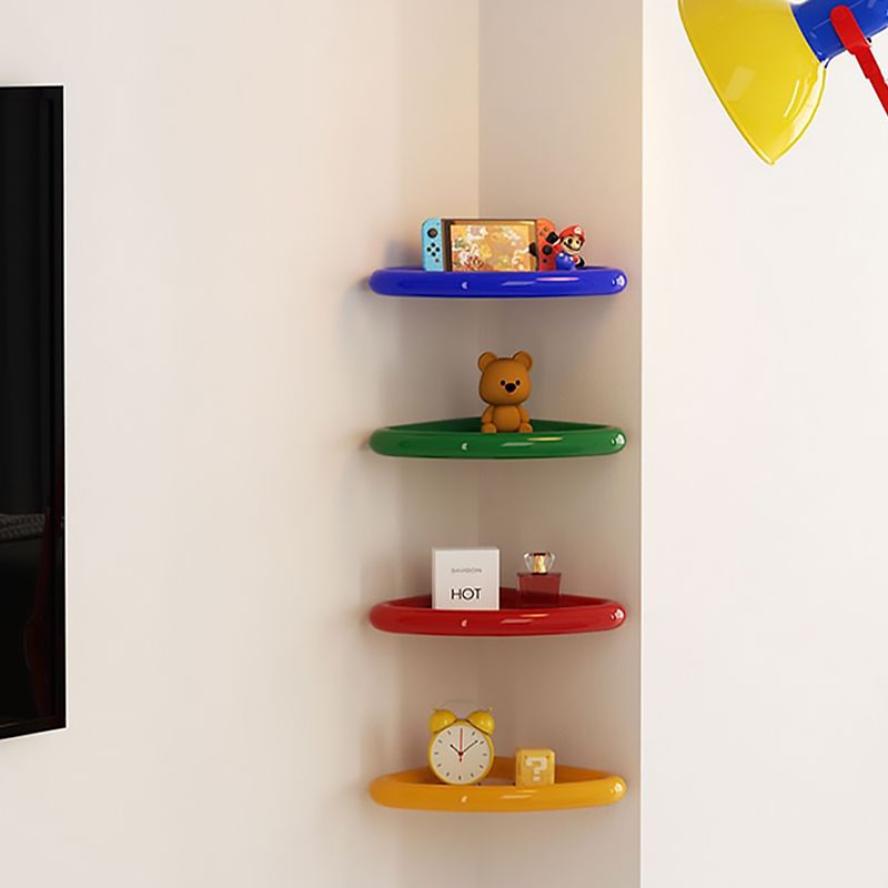 Borella 모던 감성 마카롱 삼각 벽선반 무타공 코너 벽선반 인테리어 소품 4colors