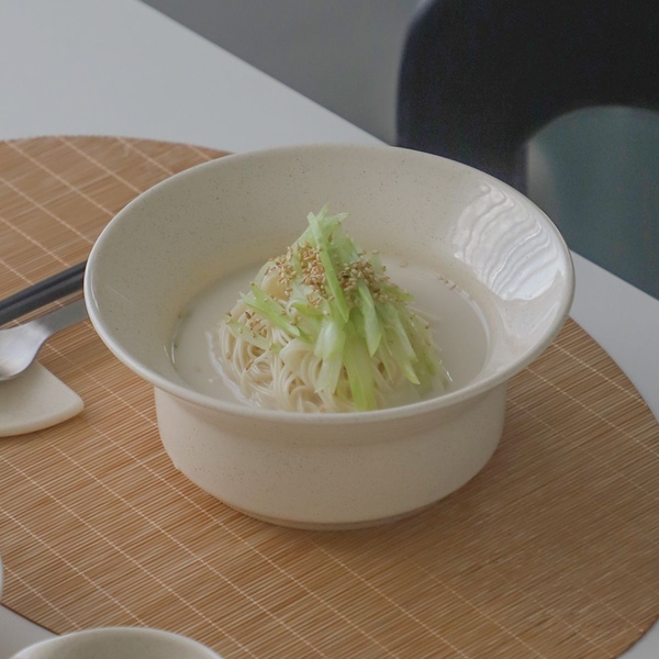 페블러 소면기 볼L 19cm 덮밥그릇 라면기 깊은 찌개 그릇