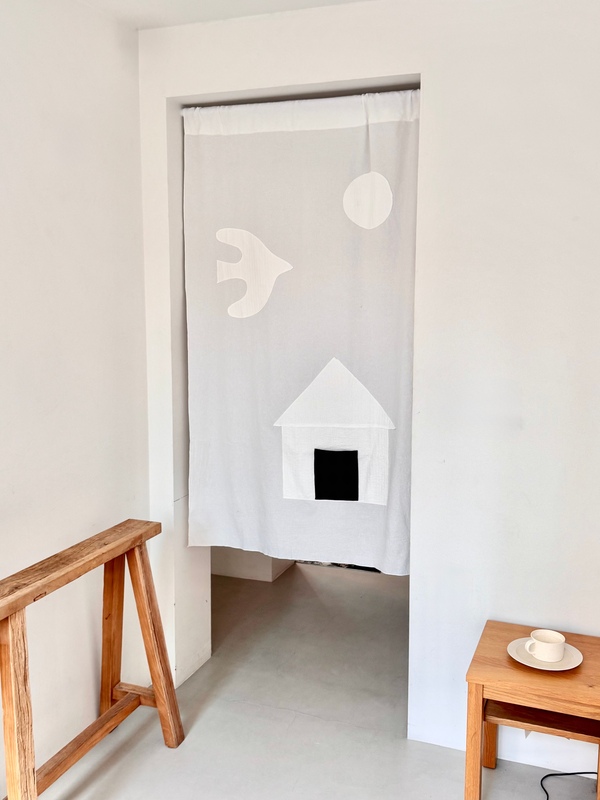 patch curtain - home