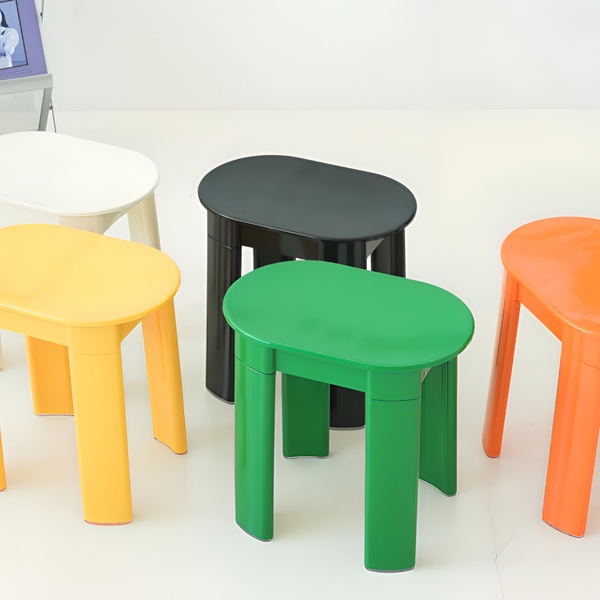 쿠폰가 22,295원 라운드 스툴 미드센츄리모던 카페스툴 화장대스툴 화분스툴 5color