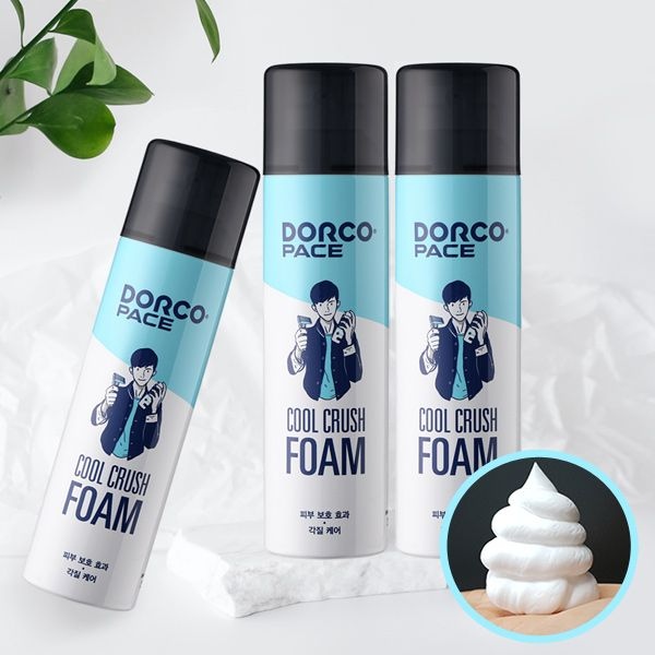 페이스 대용량 쿨크러쉬 쉐이빙폼 250ml 3개