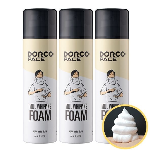 페이스 대용량 마일드 쉐이빙폼 250ml 3개