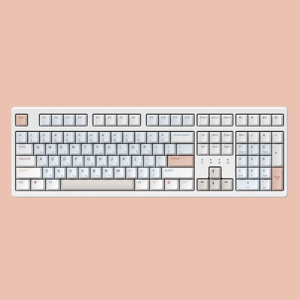 TFG Cloud Max CF 가스켓키보드 DS_멀티파스텔(KTT블루 저소음 포각 43g)