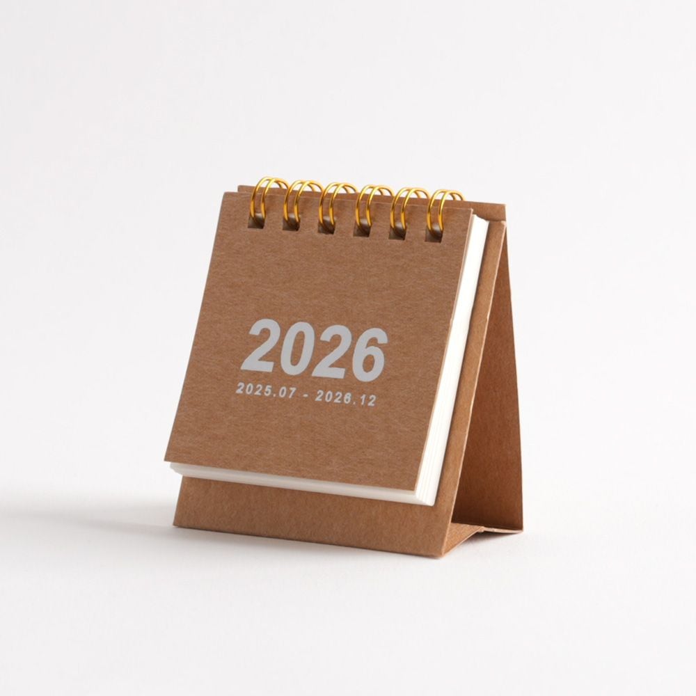 무디스워크 2026 탁상달력 미니달력 2026년 데스크 책상 캘린더 미니 초미니