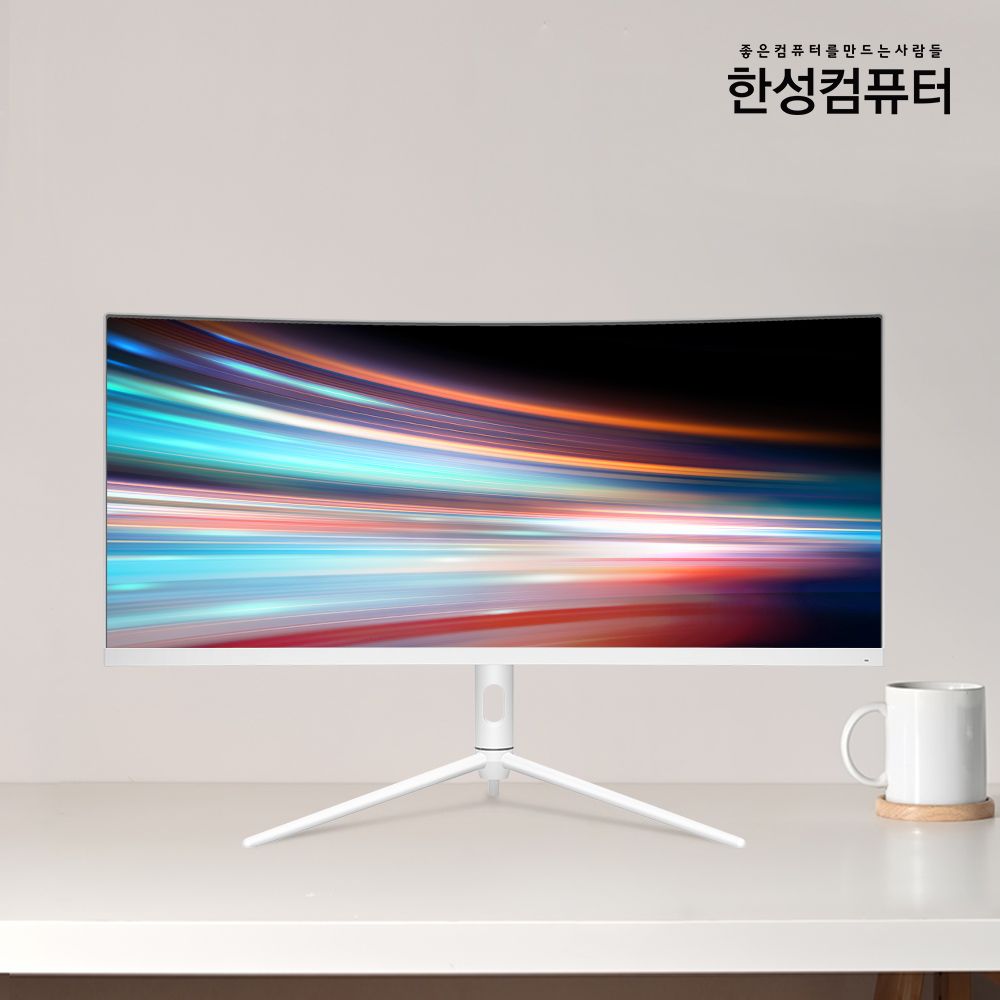 오늘의집 한성컴퓨터 TFG30F20W WFHD 200Hz 울트라와이드 게이밍 화이트 모니터