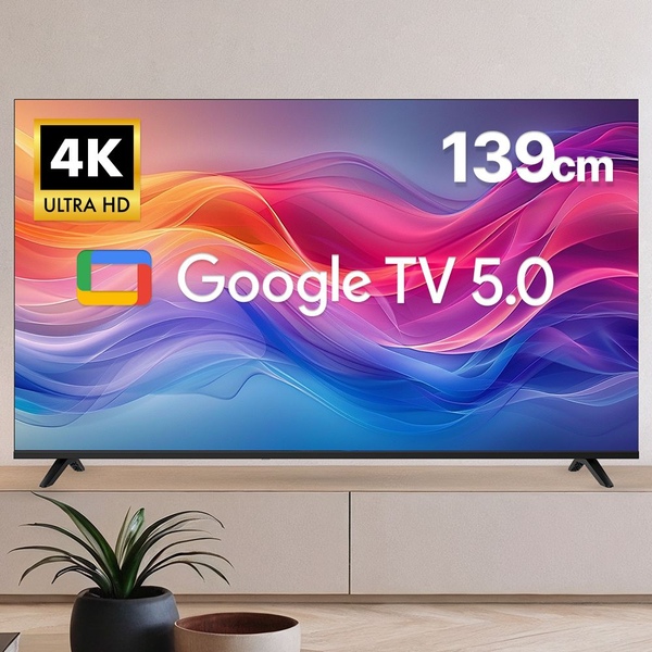 구글 139cm(55인치) 4K UHD 스마트TV 최신형 대기업정품패널 안드로이드 고화질