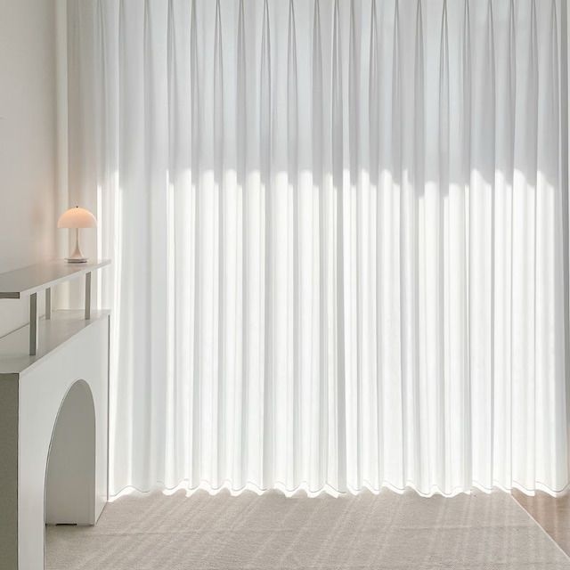 [오늘의집] 아엠홈 [최대 12% 쿠폰] 맞춤 비침없는 도톰 레이스/쉬폰커튼(나비주름/핀형/봉집)