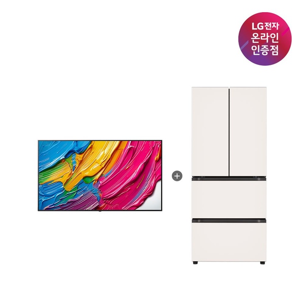 LG QNED AI TV+디오스 김치톡톡 (75QNED75AEA + Z408MEEF23)