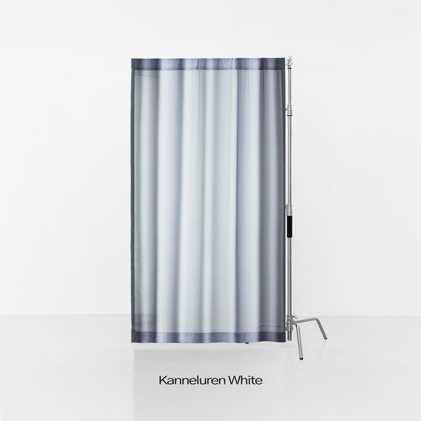 자체제작 패브릭 가리개 커튼/Kanneluren White 칸넬루렌 화이트