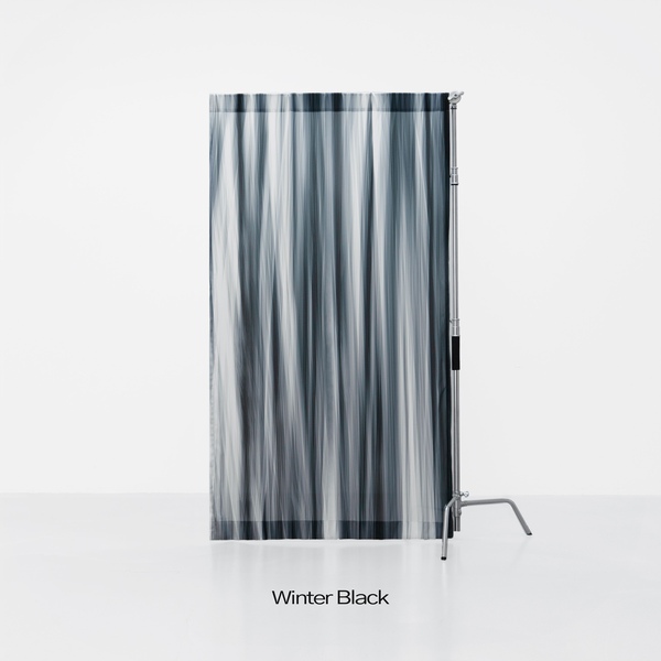 자체제작 패브릭 가리개 커튼/Winter Black 빈터 블랙