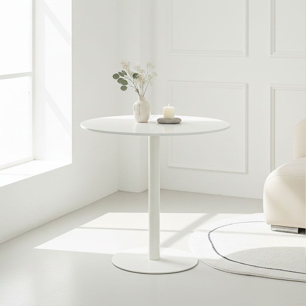 GMFURNITURE JASPER ラウンドテーブル［5色・3サイズ］ イエロー