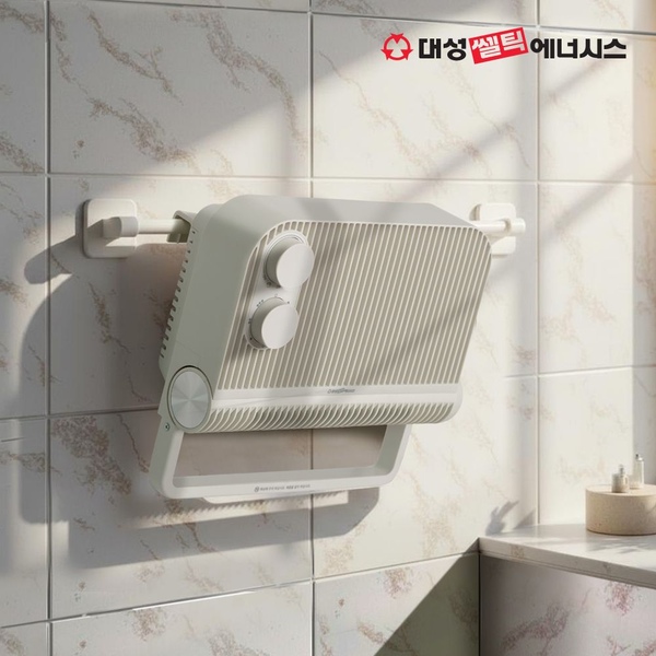 혜택가 59,000원 욕실 온풍기 PTC 전기히터 화장실 원룸 팬 난로 미니