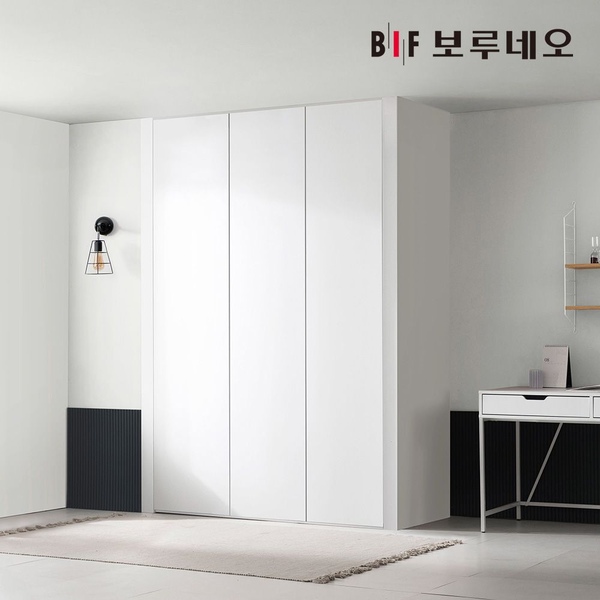 무몰딩 나비드 작은방 붙박이장 여닫이 10cm PET소재 E0등급