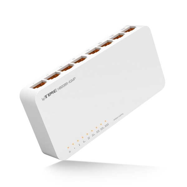 ipTIME H8008R-IGMP 8포트 기가비트 허브 / IGMP 스누핑 지원