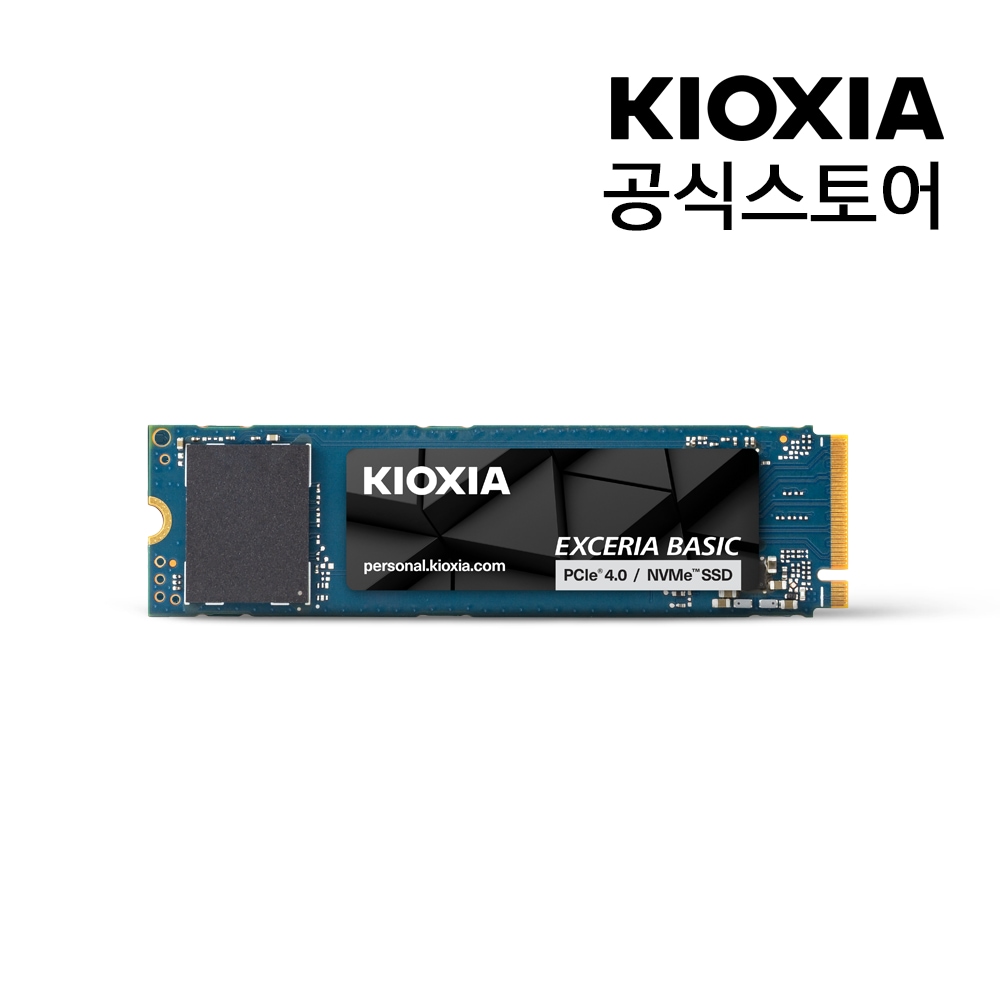 오늘의집 키오시아 EXCERIA BASIC NVMe SSD (PCIe 4.0 / M2고정나사 증정)