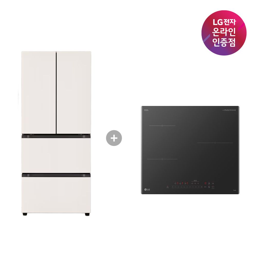 LG 오브제컬렉션 김치톡톡+인덕션 (Z408MEEF23+BEI3ASB2OE)