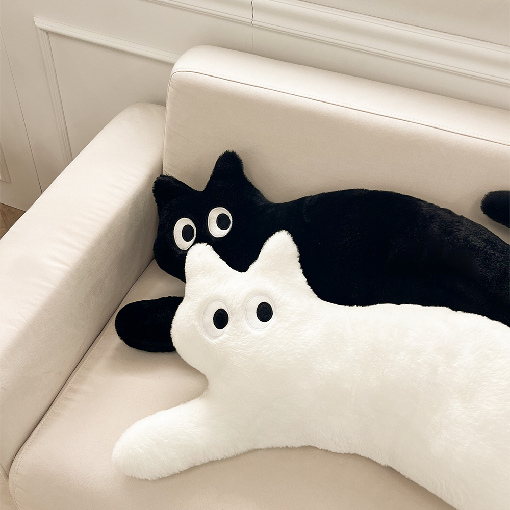 미뇽맨션 뚱냥이 캣 쿠션 (3color) 귀여운 고양이 바디필로우 수면