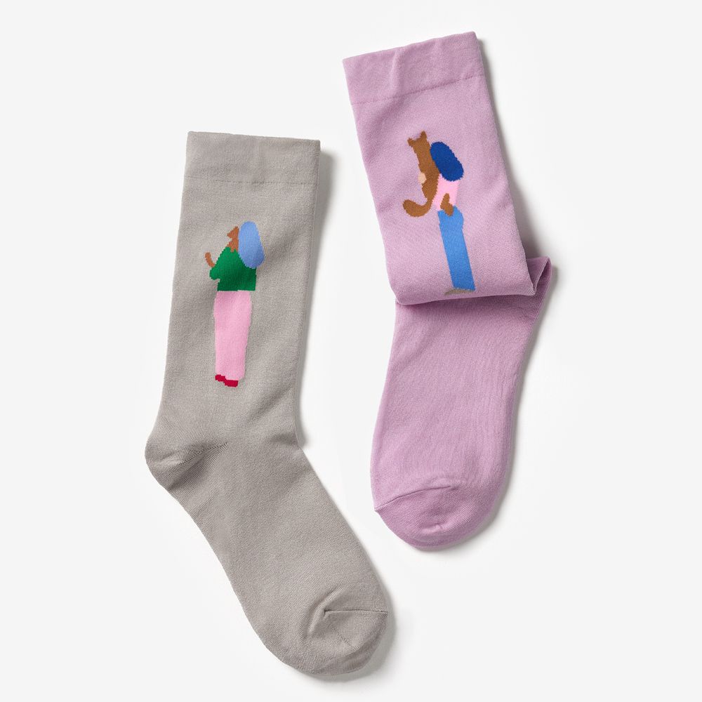 유 & 아이 양말 (2colors) 가격 비교 웜그레이테일 유 & 아이 양말 (2colors)