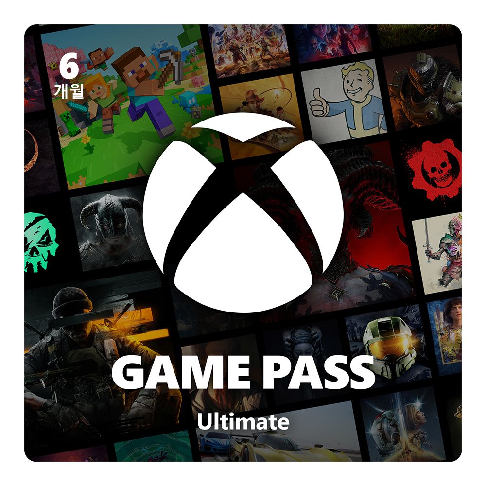 마이크로소프트 Xbox 게임패스 얼티밋 6개월 이용권 / 한국전용 - Xbox Digital Code