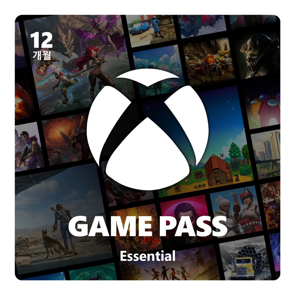 오늘의집 Xbox Xbox 게임패스 에센셜 12개월 이용권 / 한국전용 - Digital Code