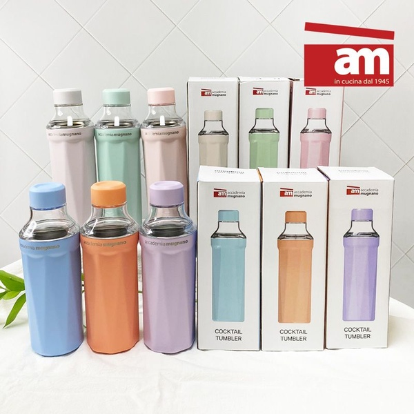 이태리 am 칵테일 파스텔 통스텐 텀블러 530ml 보온병 보냉 보온 차량용 차우림