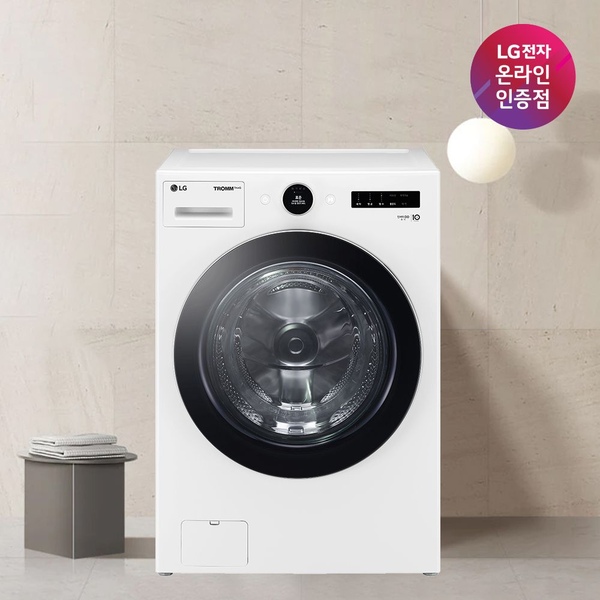 LG 트롬 드럼 세탁기 23KG 화이트 FX23WNAR 1등급