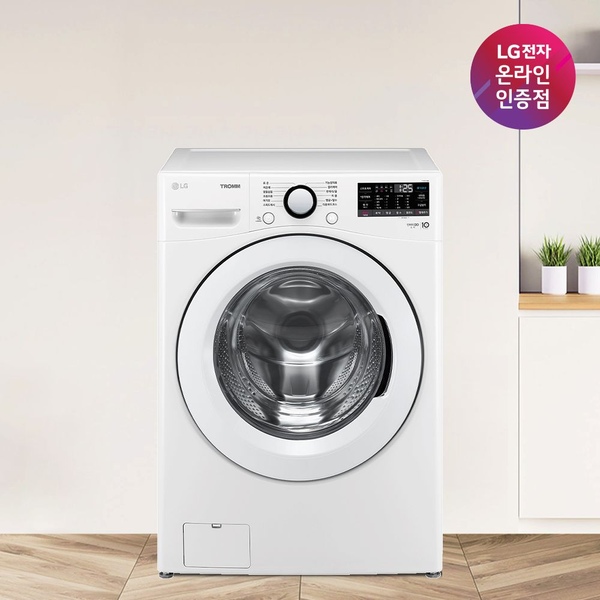 LG 트롬 드럼 세탁기 19KG 화이트 F19WDWPR 1등급