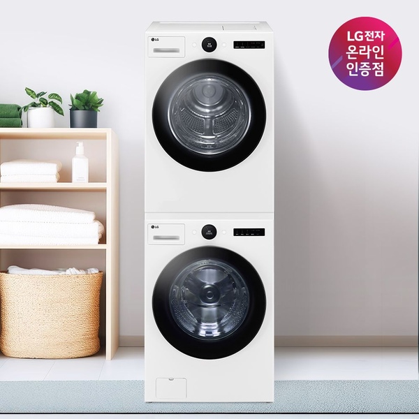 LG 트롬 오브제컬렉션 세탁기 건조기세트 FX25WSR-2WQ 1등급