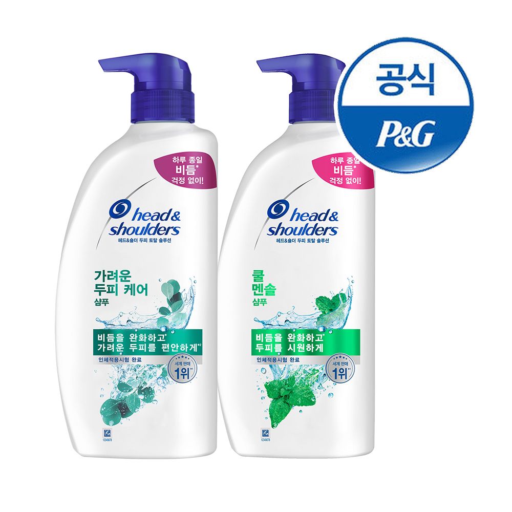 오늘의집 헤드앤숄더 샴푸 850ml 2개