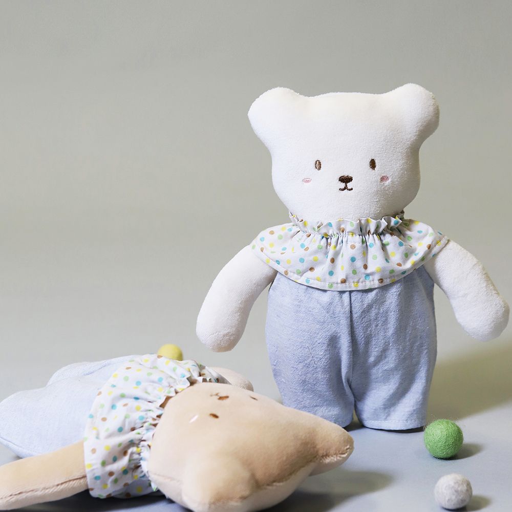 슈톨렌 멜로우 딸랑이 곰돌이 애착인형
