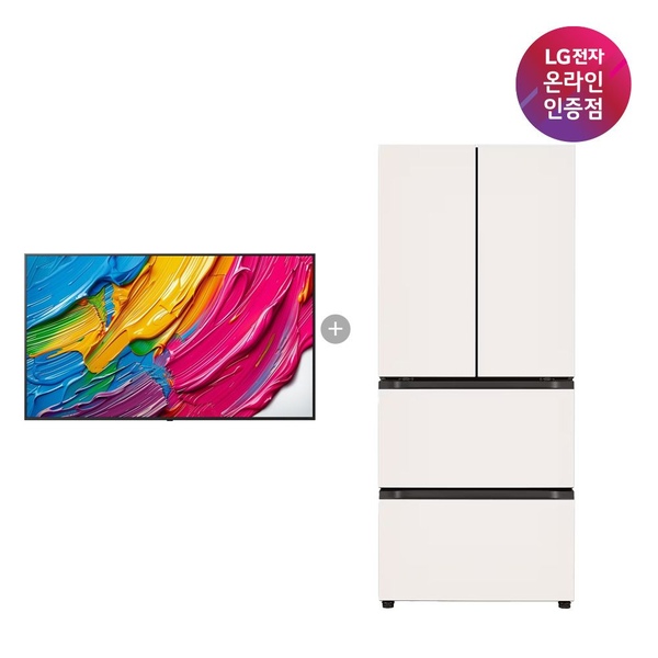 LG QNED AI TV+오브제컬렉션 김치톡톡 75QNED75AEA + Z408MEEF23