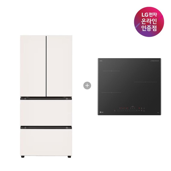 LG 디오스 김치톡톡+LG 디오스 인덕션 Z408MEEF23 + BEI3ASB2OE