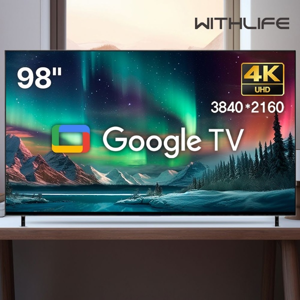 구글 248cm(98인치) 스마트TV 4K UHD 고화질 대형 안드로이드티비