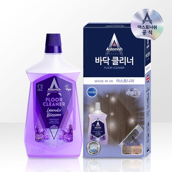 바닥 클리너 라벤더 블라썸 1,000ml 거실바닥 청소세제