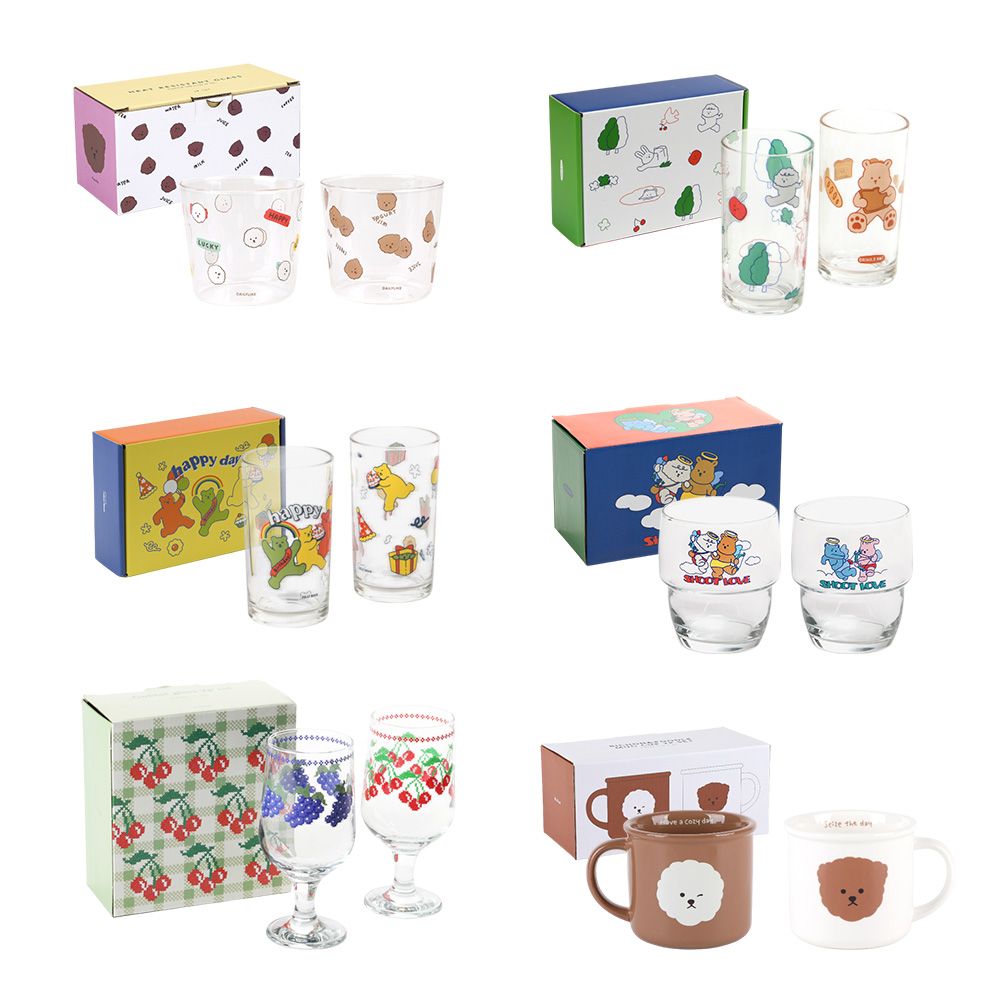 2P+2P 귀여운 유리컵 머그컵 선물 골라담기 13종 / 홈카페 집들이 생일 가격 비교 데일리라이크 2P+2P 귀여운 유리컵 머그컵 선물 골라담기 13종 / 홈카페 집들이 생일