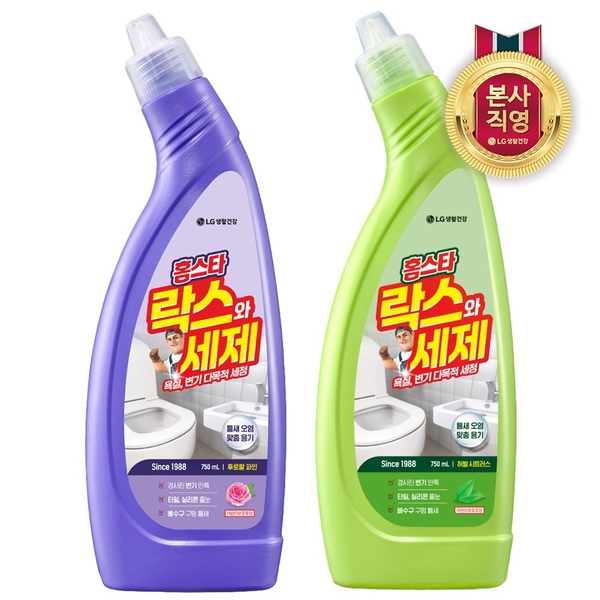 홈스타 락스와세제 750ml x 4개 2종 택1