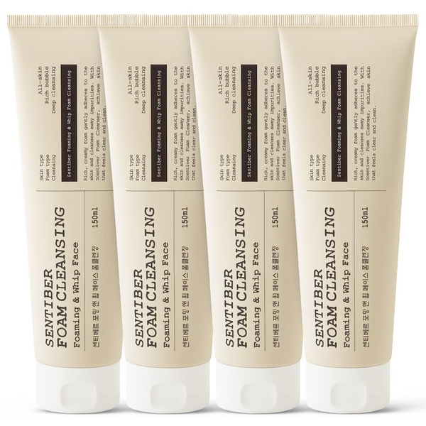 3+1 히알루론산 폼클렌징 150ml 대용량 클렌징폼 세안제 폼클렌저 버블 거품