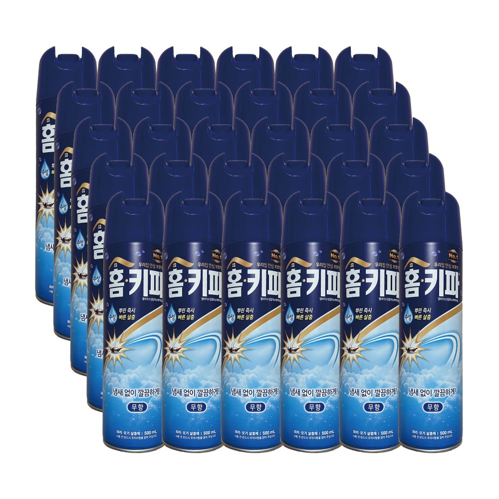 홈키파 홈키파 엘비이 수성 알파 뉴 에어졸 무향 500ml x 30개(1박스)