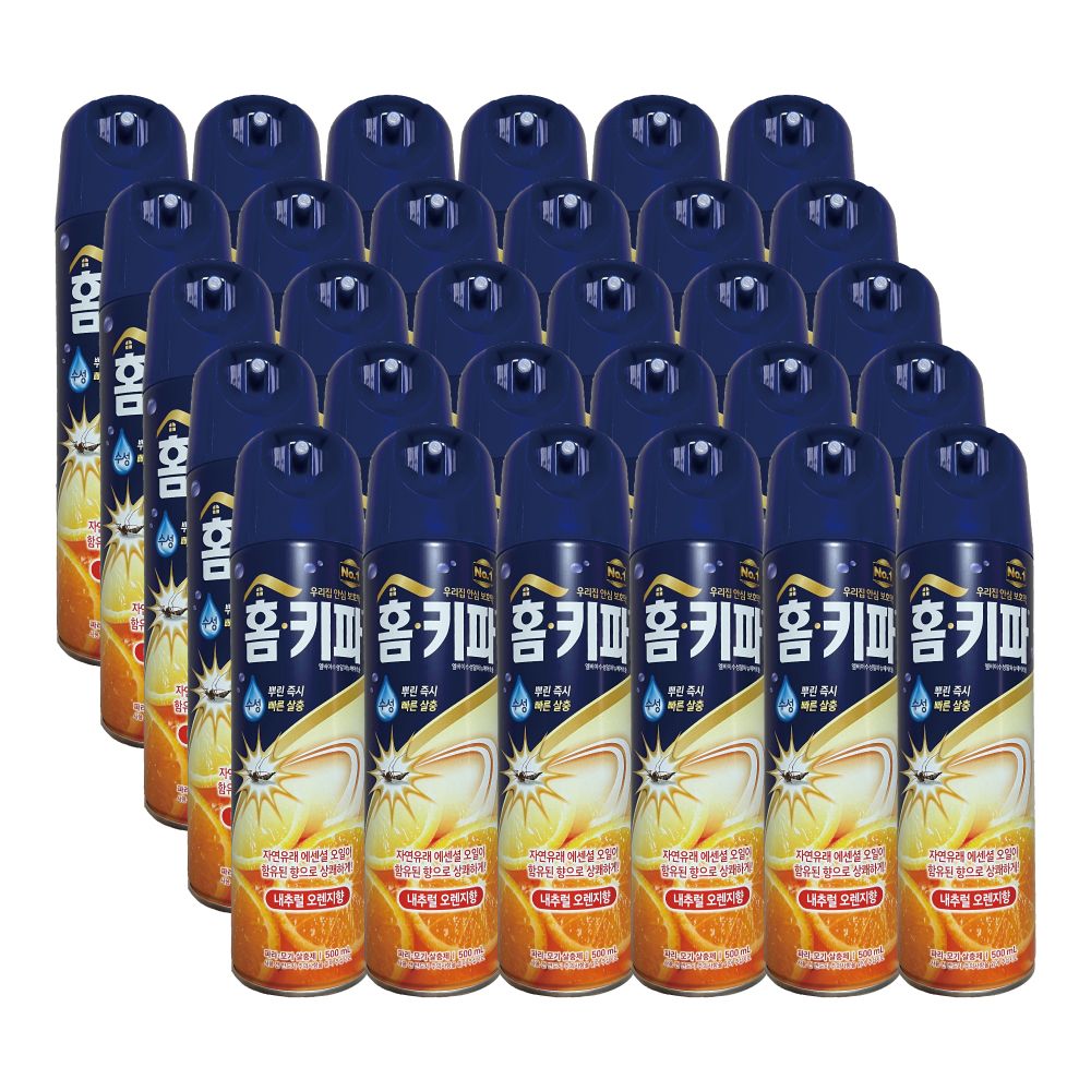 홈키파 수성 내추럴 오렌지향 에어졸 500ml x 30개(1박스) 가격 비교 홈키파 홈키파 수성 내추럴 오렌지향 에어졸 500ml x 30개(1박스)