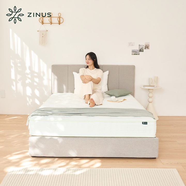 [오늘의집] 지누스 [오늘의집 단독] 그린티 플러스 하이브리드 스프링 침대 매트리스 20cm S/SS/Q