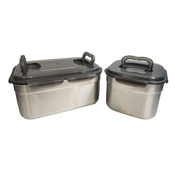 국산 데코 스텐 김치통 정사각형 5.9L , 직사각형 10L 국내생산