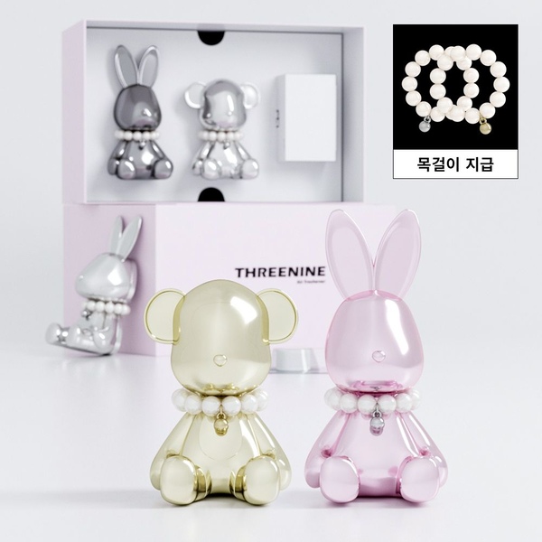 바니버니 뭉키몽키 2SET 차량용 방향제 새차 선물