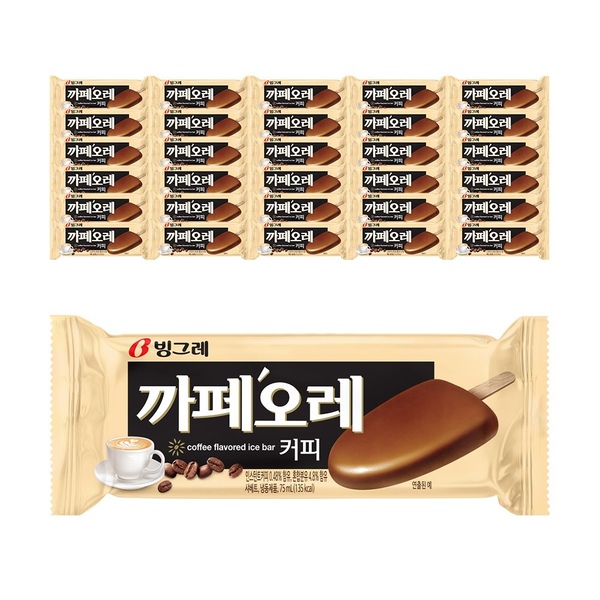 까페오레 커피 아이스크림 30개