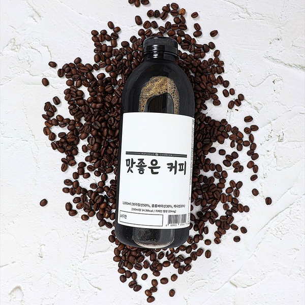 맛좋은 콜드브루 더치커피 원액 1L+1L 총 2병