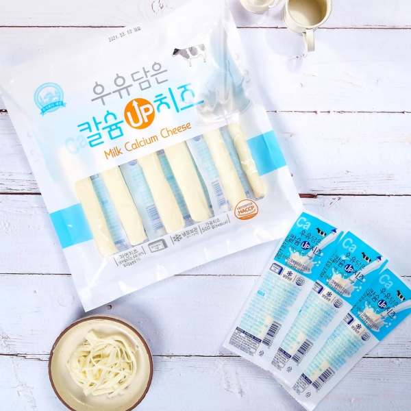 우유담은 칼슘 UP! 대용량 스트링 치즈 200G (10개입) X 2팩