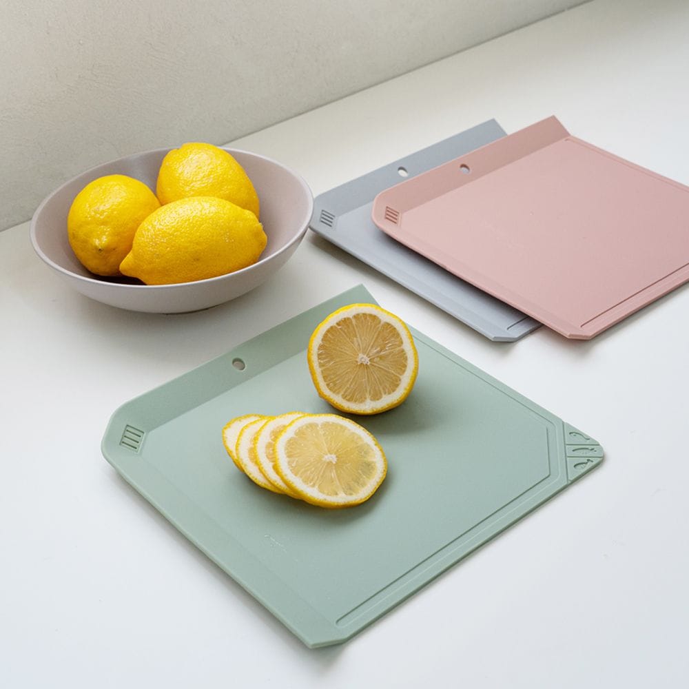 스텐팩토리 국산 논슬립 TPU 캠핑 이유식 미니 도마 3color